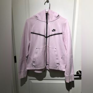 COPY - Light pink Nike jacket with hoodie